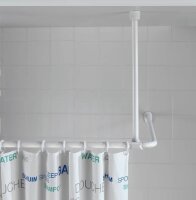 WENKO Metall Deckenstütze für Duschvorhangstange
