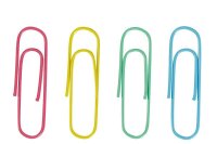 Gowi Büroklammern farbsortiert Nylon, 500 St.