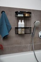 WENKO Classic Plus Duschregal Stahl