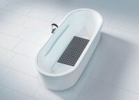 WENKO Badewannenmatte Arinos grau 63,0 x 40,0 cm