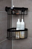 WENKO Classic Plus Duschregal Stahl