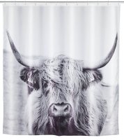 WENKO Duschvorhang Yak Motiv 180,0 x 200,0 cm