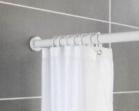 WENKO Metall Teleskop-Duschvorhangstange Luz