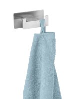 WENKO Handtuchhalter Genova silber, 1 St.