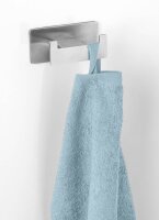 WENKO Handtuchhalter Genova silber, 1 St.