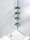 WENKO Teleskop-Duschregal Compact silber 26,0 x 19,5 x 78,0-275,0 cm