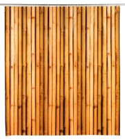 WENKO Duschvorhang Bambusa Motiv 180,0 x 200,0 cm