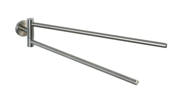WENKO Handtuchhalter Bosio silber, matt, 1 St.