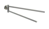 WENKO Handtuchhalter Bosio silber, matt, 1 St.