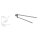 WENKO Handtuchhalter Bosio silber, matt, 1 St.