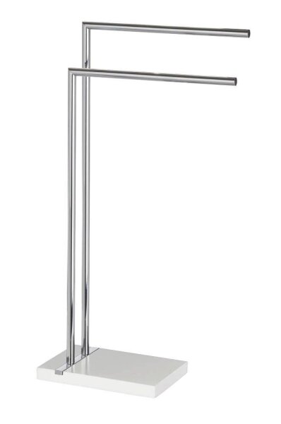 WENKO Handtuchständer Noble White silber, 1 St.