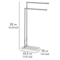 WENKO Handtuchständer Noble White silber, 1 St.