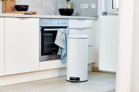 WENKO Leman Mülleimer 30,0 l weiß  ( 22709100 )