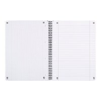 OXFORD Collegeblock DUO touch Lineatur 27/28 liniert und kariert DIN A4 Innen- und Außenrand, 1 Block
