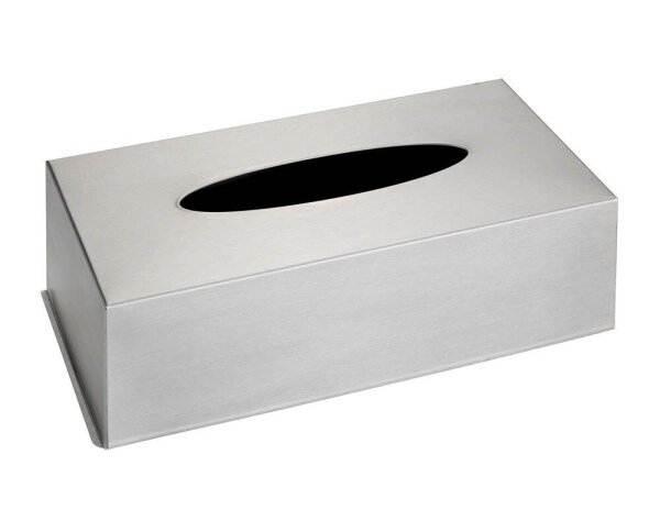 WENKO Taschentuchbox 16874100 silber Edelstahl, 1 St.