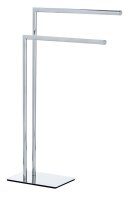 WENKO Handtuchständer Recco silber, glänzend, 1...