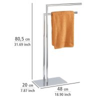 WENKO Handtuchständer Recco silber, glänzend, 1 St.