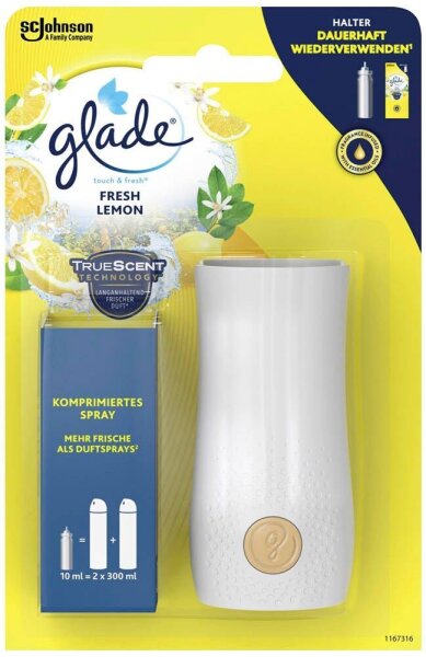 glade Duftspender touch & fresh® FRESH LEMON Citrus 10 ml, 1 Set