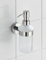 WENKO Seifenspender Bosio 20208100 silber, glänzend Edelstahl 200,0 ml, 1 St.