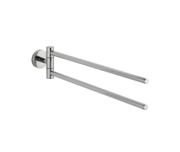 WENKO Handtuchhalter Bosio silber, glänzend, 1 St.