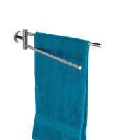 WENKO Handtuchhalter Bosio silber, glänzend, 1 St.