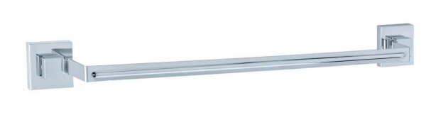 WENKO Handtuchhalter Uno Quadro silber, 1 St.