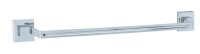 WENKO Handtuchhalter Uno Quadro silber, 1 St.