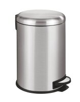 WENKO Leman Mülleimer 20,0 l silber, 1 St.