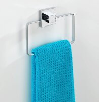 WENKO Handtuchhalter Quadro silber, 1 St.
