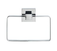 WENKO Handtuchhalter Quadro silber, 1 St.