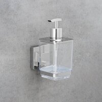 WENKO Seifenspender Quadro 22683100 silber...