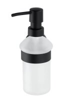 WENKO Seifenspender Bosio 24235100 schwarz, matt Edelstahl 200,0 ml, 1 St.