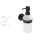 WENKO Seifenspender Bosio 24235100 schwarz, matt Edelstahl 200,0 ml, 1 St.