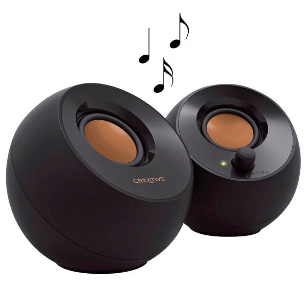 CREATIVE Pebble Lautsprecher schwarz  ( 51MF1680AA000 )