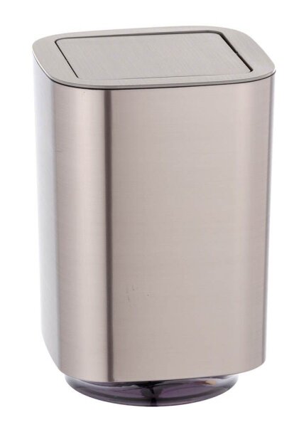 WENKO Auron Kosmetikeimer 5,5 l silber, 1 St.