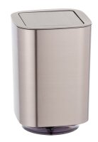 WENKO Auron Kosmetikeimer 5,5 l silber, 1 St.