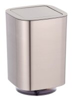 WENKO Auron Kosmetikeimer 5,5 l silber, 1 St.