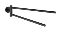 WENKO Handtuchhalter Bosio schwarz, matt, 1 St.