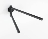 WENKO Handtuchhalter Bosio schwarz, matt, 1 St.