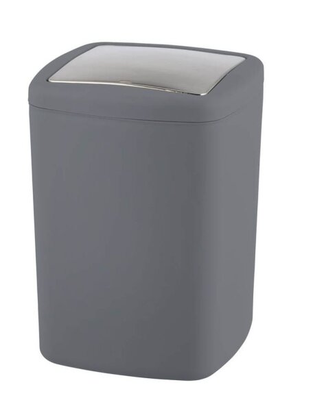 WENKO Barcelona Mülleimer 8,5 l anthrazit, 1 St.