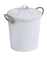 WENKO Gara Kosmetikeimer 6,0 l weiß, 1 St.