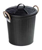 WENKO Gara Kosmetikeimer 6,0 l schwarz, 1 St.