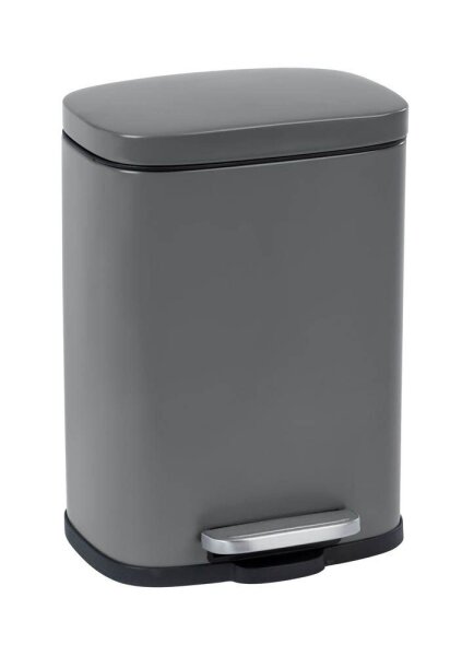 WENKO Leno Kosmetikeimer 5,0 l grau, 1 St.
