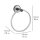 WENKO Handtuchhalter Udine silber, 1 St.