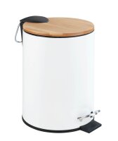 WENKO Tortona Kosmetikeimer 3,0 l weiß, 1 St.