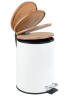 WENKO Tortona Kosmetikeimer 3,0 l weiß, 1 St.