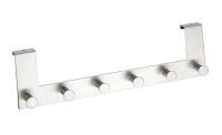 WENKO Türgarderoben Celano mit 2x 6 Haken silber, 2 St.