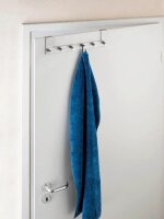 WENKO Türgarderoben Celano mit 2x 6 Haken silber, 2 St.