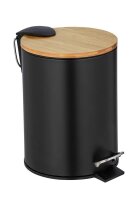 WENKO Tortona Kosmetikeimer 3,0 l schwarz, 1 St.