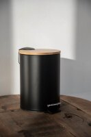 WENKO Tortona Kosmetikeimer 3,0 l schwarz, 1 St.